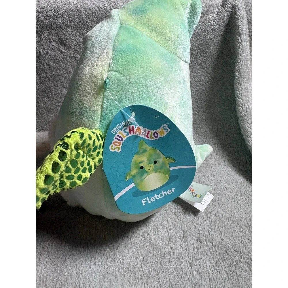 Squishmallows Fletcher The Pterodactyl Plush Dinosaur 12 inch Green Kellytoy NEW